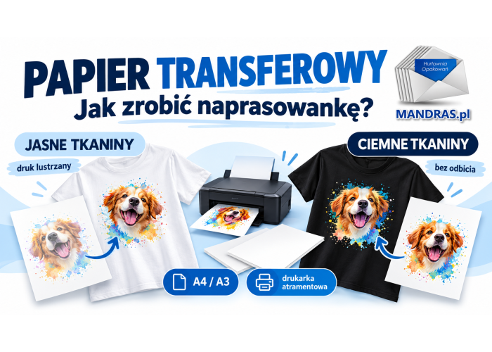 Jak zrobić naprasowankę na koszulce? Papier transferowy krok po kroku – jasne i ciemne tkaniny